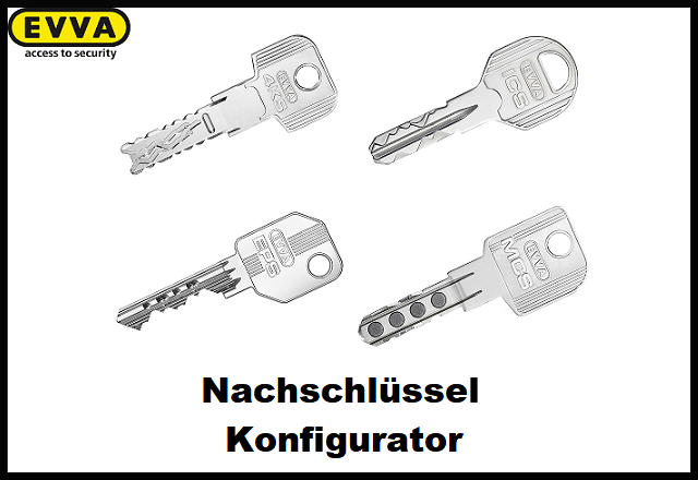 EVVA Nachschlüsselkonfigurator