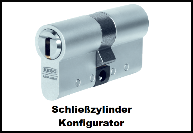 KESO 8000 Omega 2 Schließzylinderkonfigurator