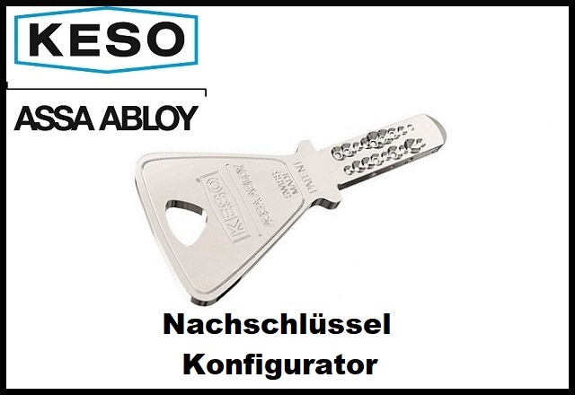 KESO 8000 Omega 2 Nachschlüsselkonfigurator