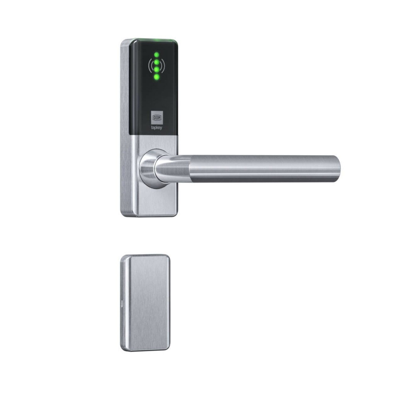 Elektronischer Türbeschlag DOM ELS Guard Compact Slimline Set