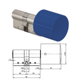 elektronischer Knaufzylinder IKON CLIQ Go, Knaufform: Knauf KNF=7