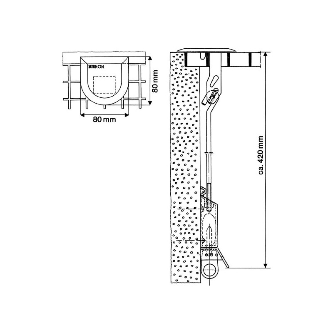 Gitterrostsicherung 8173