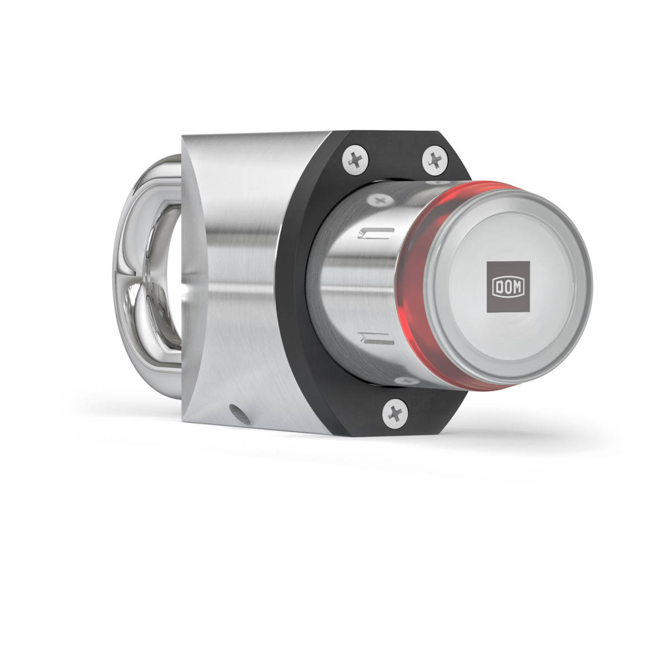 Elektronisches Hangschloss DOM ELS red LED