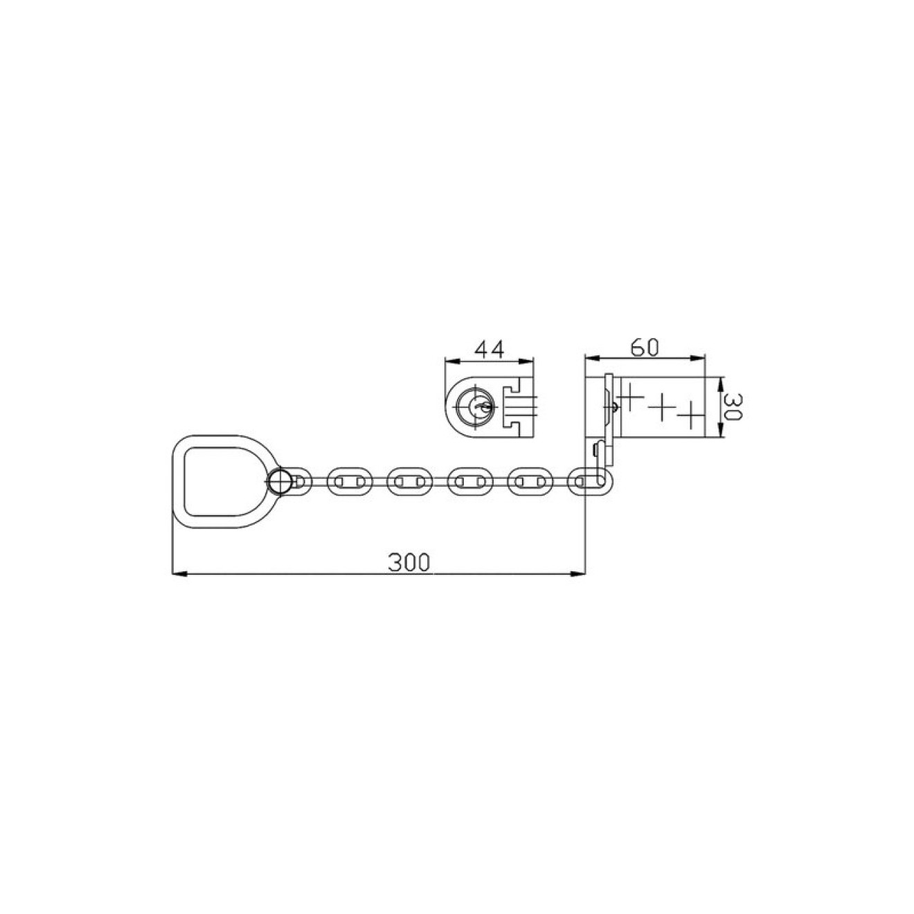 Türkette 9M34 abschließbar