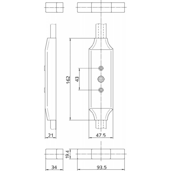 Fensterstangenverschluss 9M07