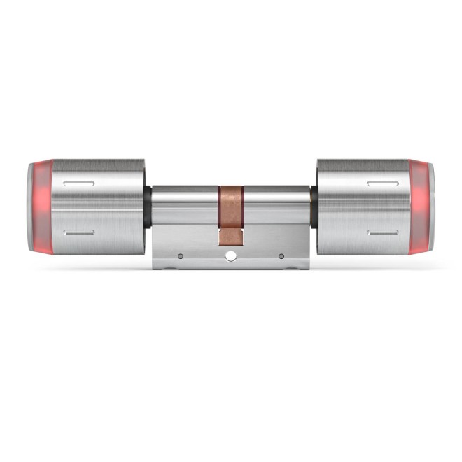 Elektonischer Schließzylinder DOM ELS beidseitig lesend Seite