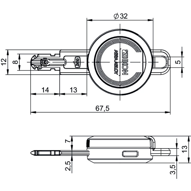 elektronischer Schlüssel Beluga Ikon Cliq Go