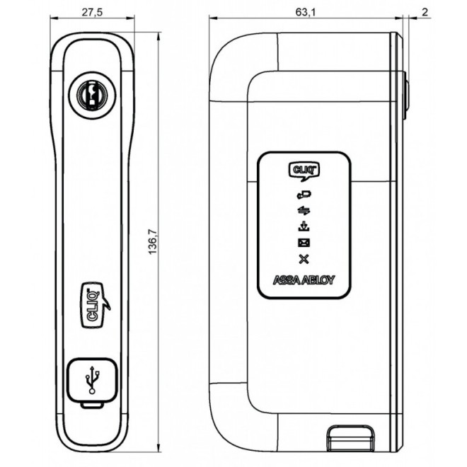 Mobiles Programmiergerät CLIQ Connect IKON CLIQ Go