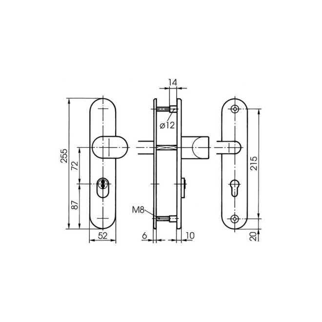 IKON Schutzbeschlag S408
