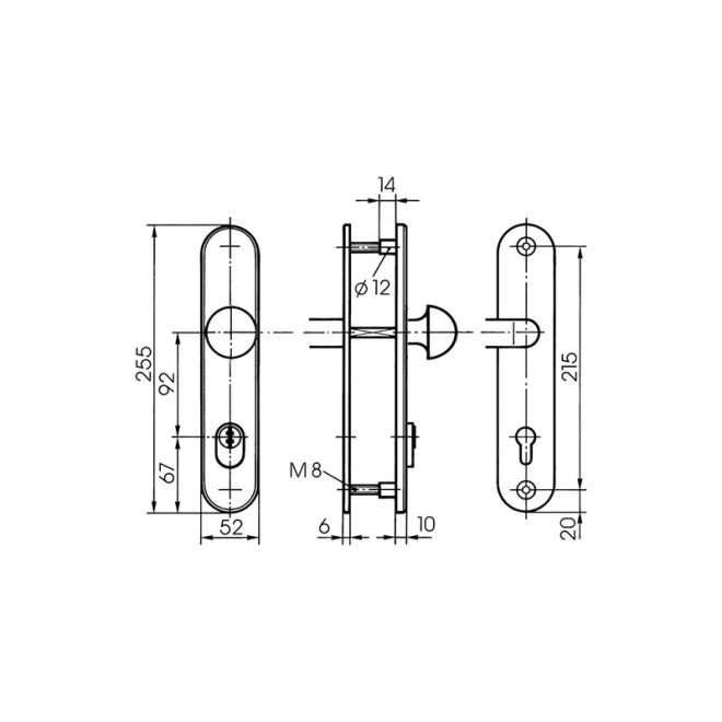Schutzbeschlag IKON S416