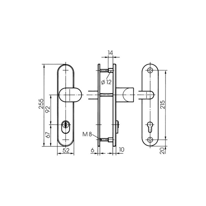 Schutzbeschlag IKON S418