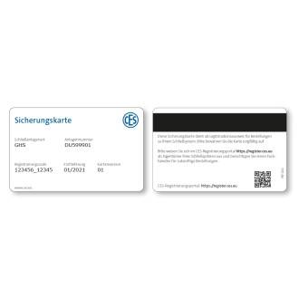 Sicherungskarte auslesen