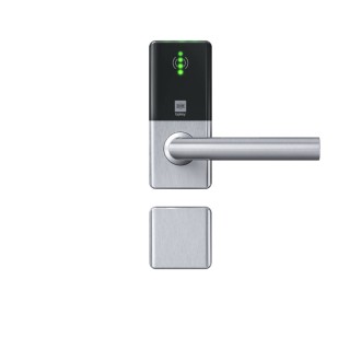 Elektronischer Türbeschlag DOM ELS Guard Compact Wideline Set Frontansicht