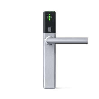 Elektronischer Türbeschlag DOM ELS Guard Slimline Set Aussenbeschlag