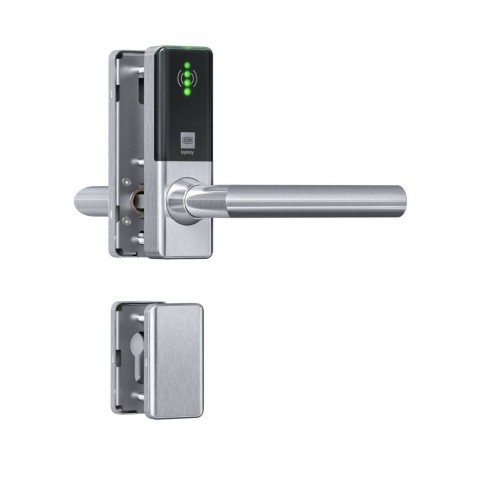 Elektronischer Türbeschlag DOM ELS Guard Compact Slimline Set