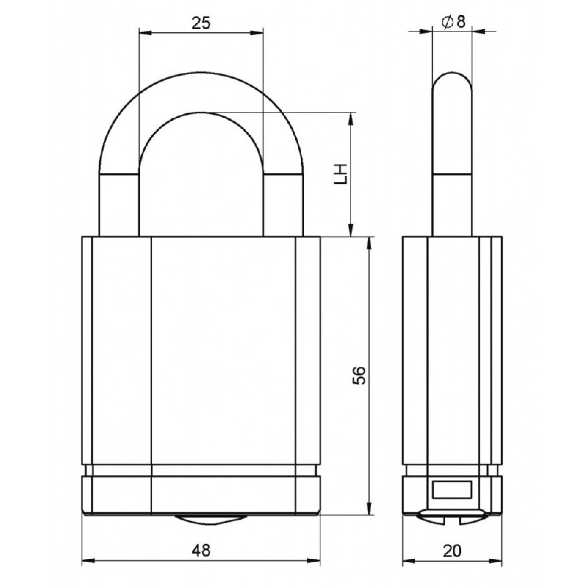 SK6 Vector Hangschloss SK6 Vector Hangschloss